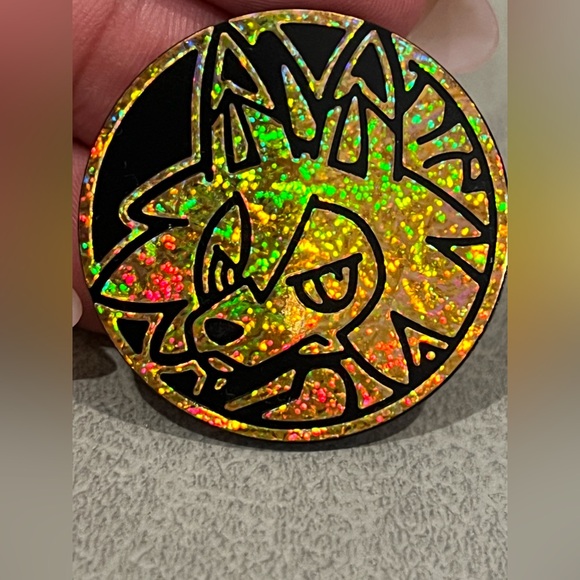 Pokeman flipping coin Nintendo Game Flipping Coin OFFICIAL  new condition - Picture 3 of 3